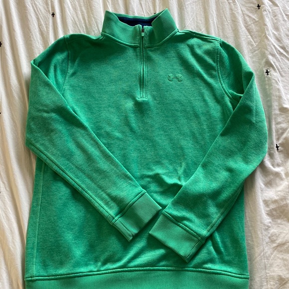 Youth Under Armour 3/4 zip sweatshirt - Picture 1 of 5